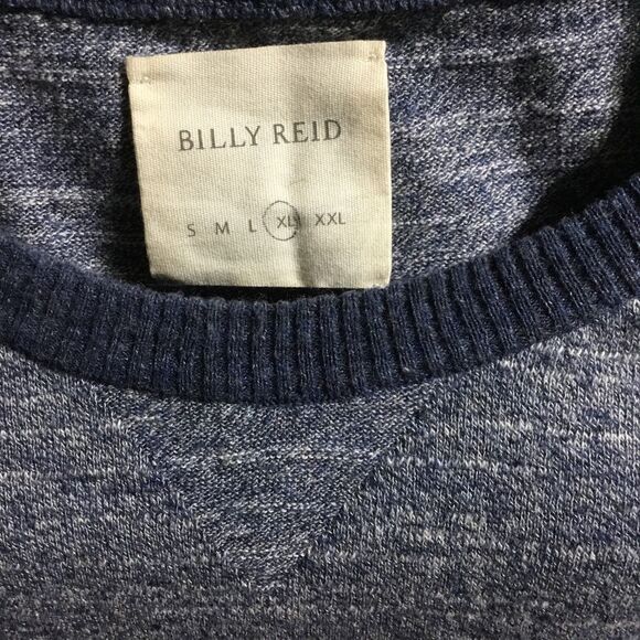 BIG & TALL Billy Reid Crew Neck Sweater Size XL GREY Fair/Good Condition - Picture 5 of 8